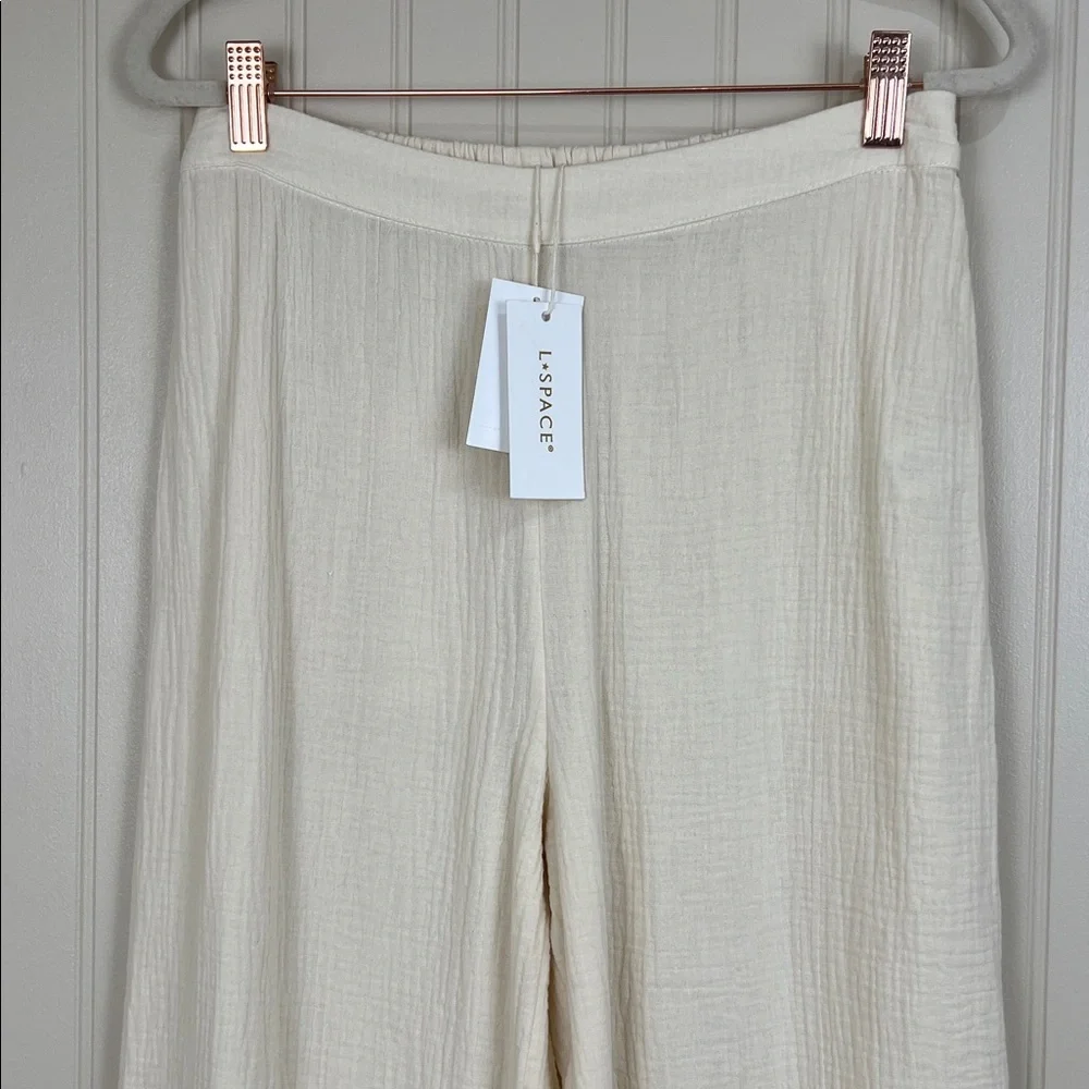 NWT L Space Revolve Santos Pant Wide Leg in Tapioca size Small